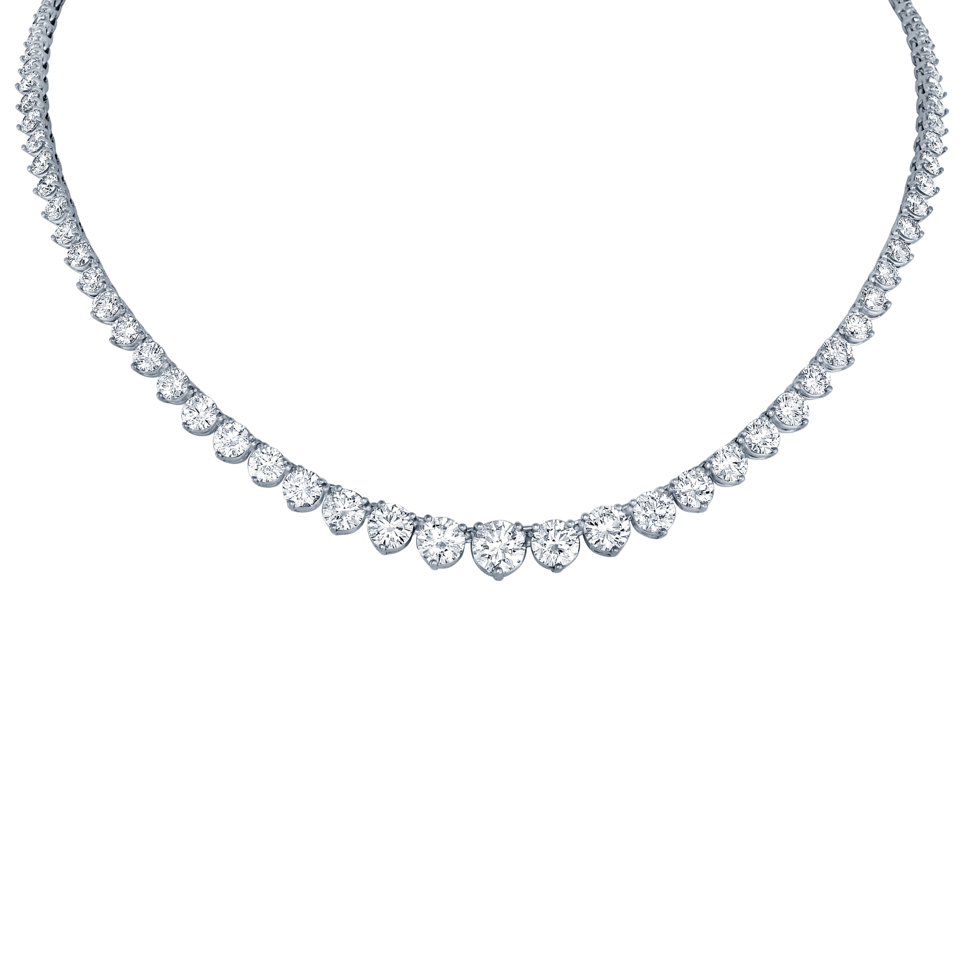 Edwardian Sterling + Paste Drop Riviere Necklace – A. Brandt + Son