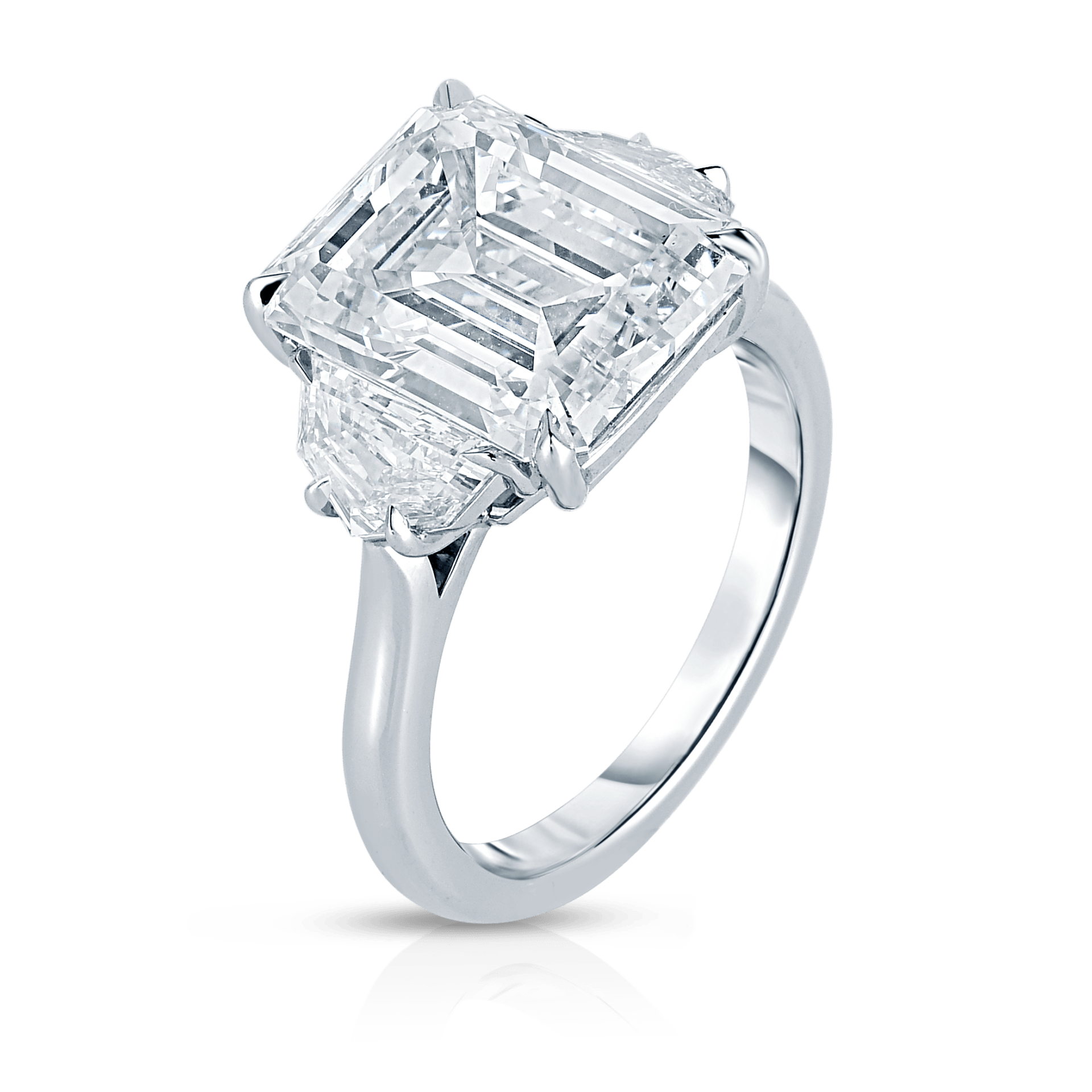 Emerald Engagement Ring with Cadillacs | Verstolo