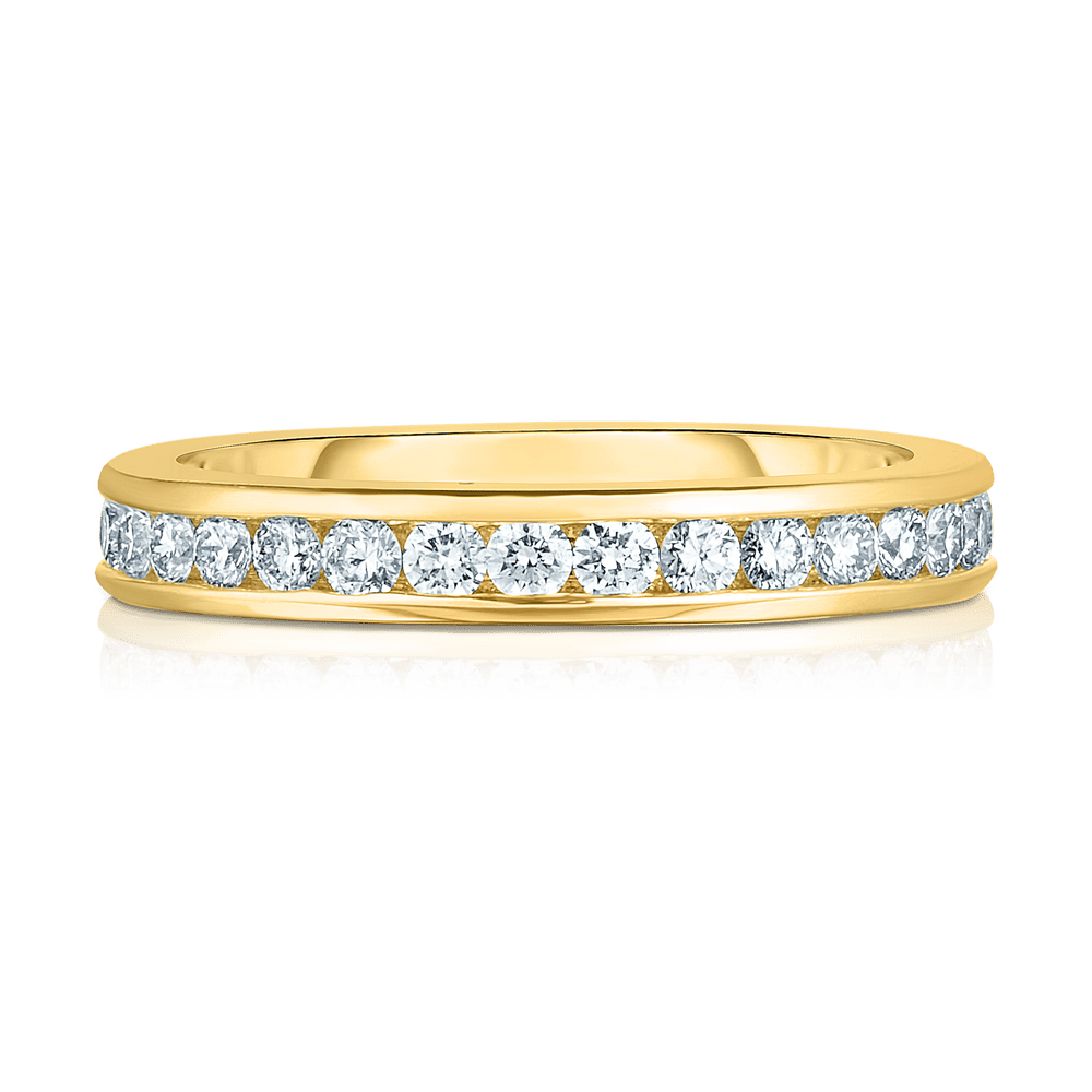 Channel Eternity Band Wedding Ring