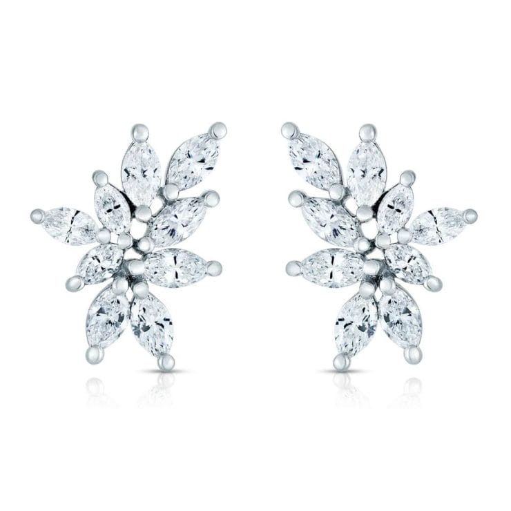 stunning marquise cluster earrings Verstolo